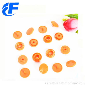 Colorful Plastic Prong Snap Button For Non-woven Bags